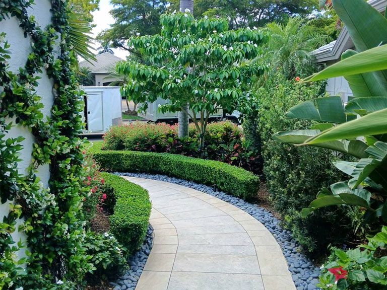 Bonita Bay private Residence - Metis Design installed and maintained by Love's Landscape