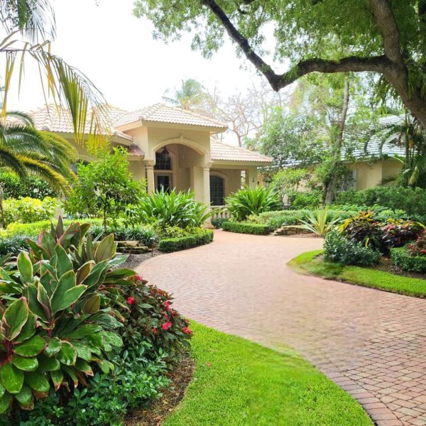 Downtown Naples Private Residence - Design, install, & maintenance by Love's Landscape