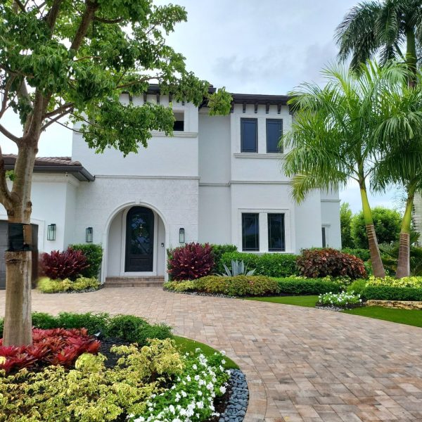 Waterfront Private Residence - Design & Install of Landscape, Lighting, and Paver Renovation by Love's Landscape